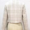 Fall Winter Top Classic Style Short Plaid Coat