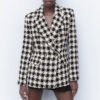 Women's Houndstooth Blazer