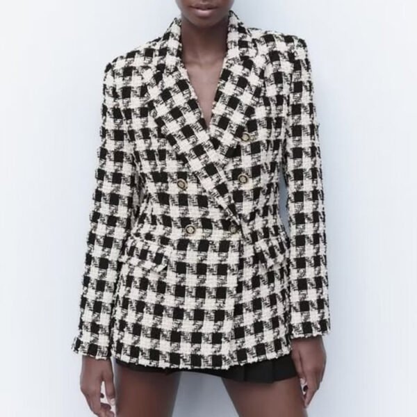 Women's Houndstooth Blazer