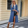 Women's Denim Rayon Coat