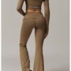 Women's Fold High Waist Bell-Bottom Pants (5 Colors)