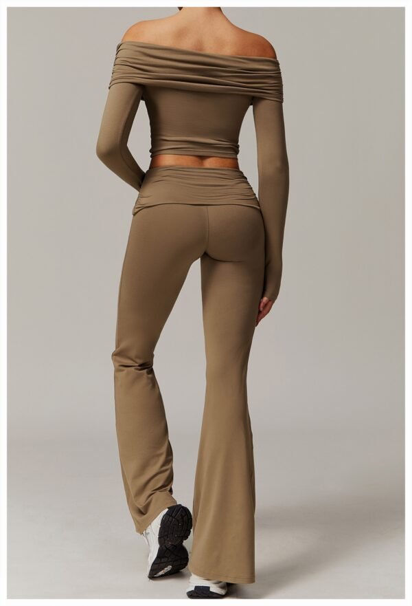 Women's Fold High Waist Bell-Bottom Pants (5 Colors)