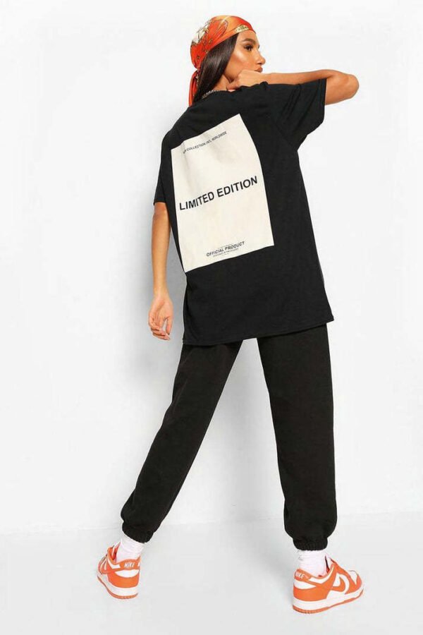 Ladies Oversized Limited Edition Short Sleeves T-Shirt Top