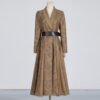 Women's Textured Belted Coat (2 Colors)