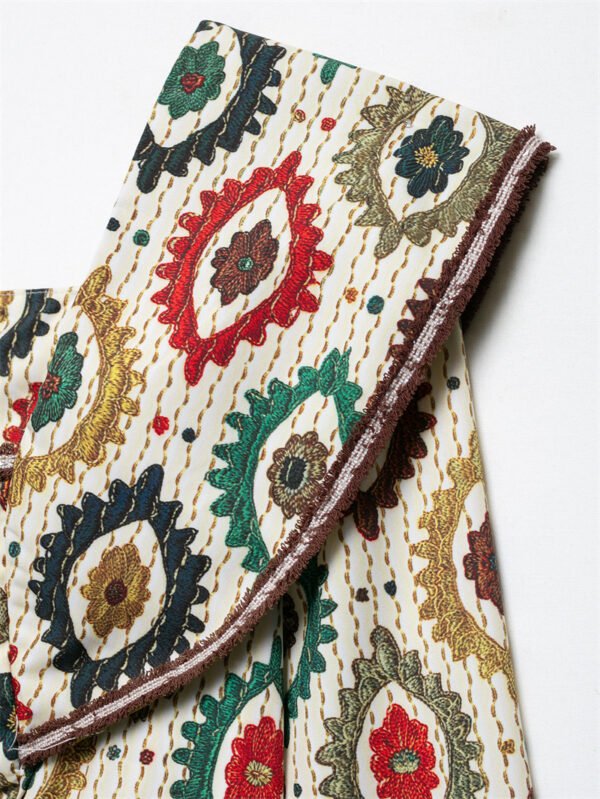 52f2fddd-4f35-4f90-8181-0053ff643608 Women,s Elegance Retro  Printed Dress