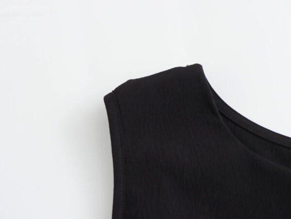 5709b0f3-72d8-4699-a5d3-a9a6b15ce3de Women,s Style Sleeveless Collision Design  Dress