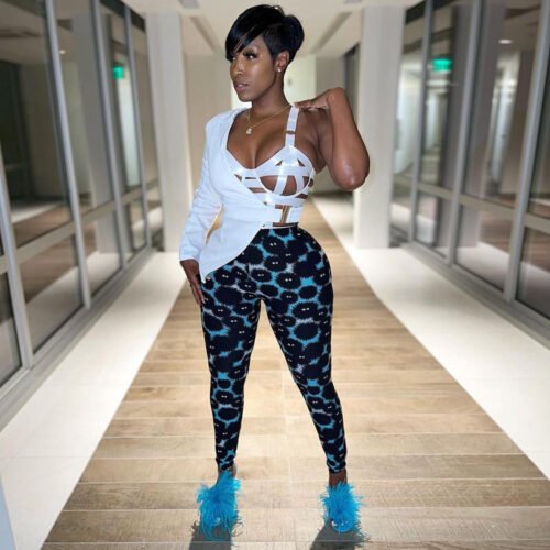 Women's Casual Milk Silk Printed Leggings (5 color or 5 style)