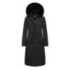 women's removable fur hood puffer coat