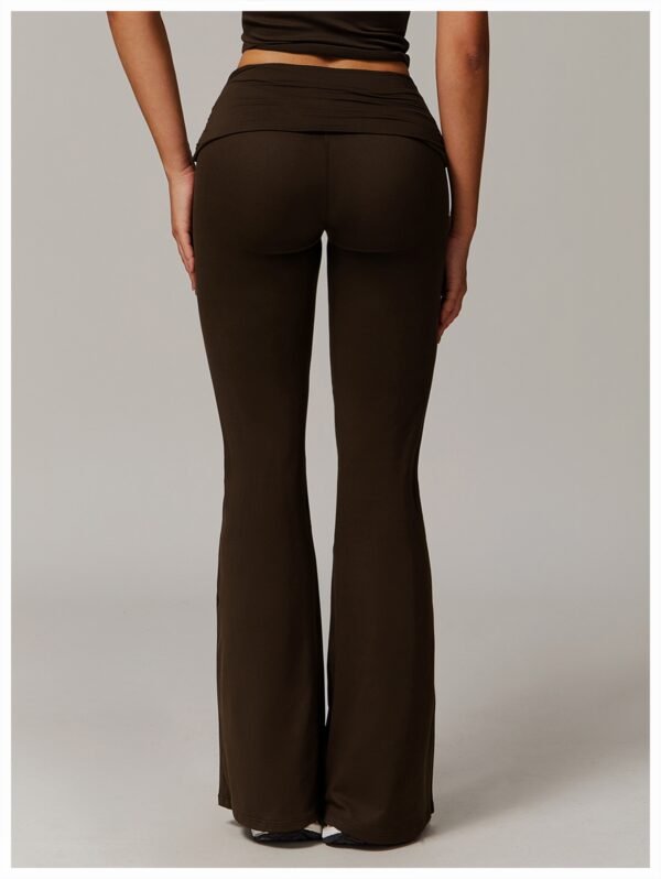 Women's Fold High Waist Bell-Bottom Pants (5 Colors)