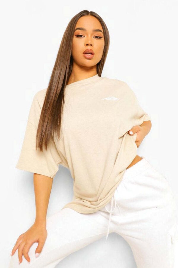 Ladies Oversized Limited Edition Short Sleeves T-Shirt Top