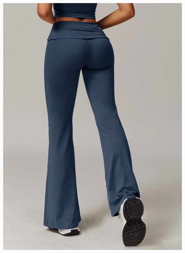 Women's Fold High Waist Bell-Bottom Pants (5 Colors)
