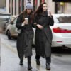 Women's Padded Ruff Collar Coat