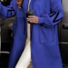 Women's Long Black Hooded Coat (8 Color)