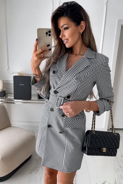Women's Plaid Blazer Dress