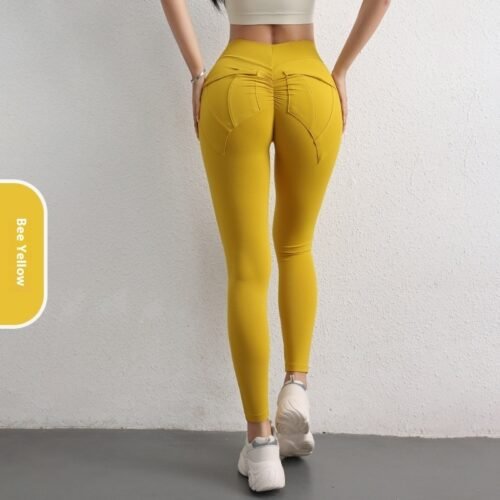 Women's Nylon Double-Sided Sanding Yoga Leggings