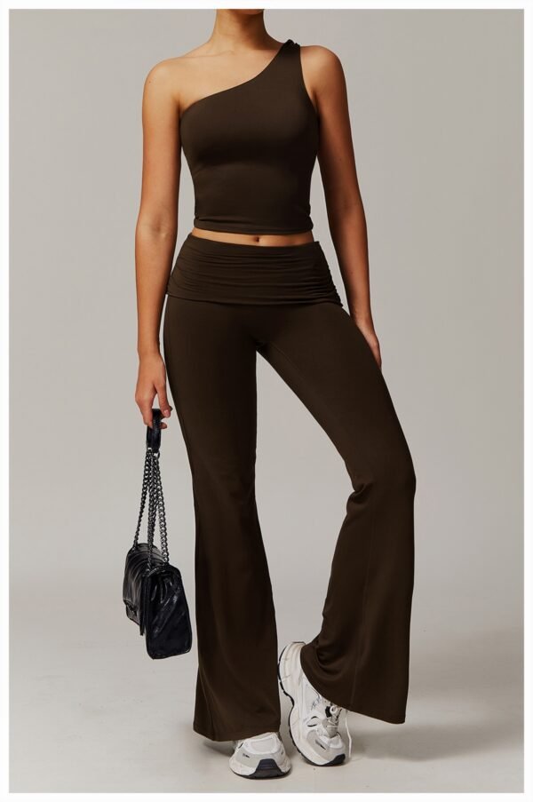 Women's Fold High Waist Bell-Bottom Pants (5 Colors)