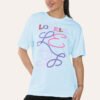 Ladies Lovely Printed Short Sleeve T-Shirt Top