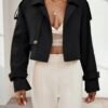Women's solid Color Suede Jacket (2 colors)