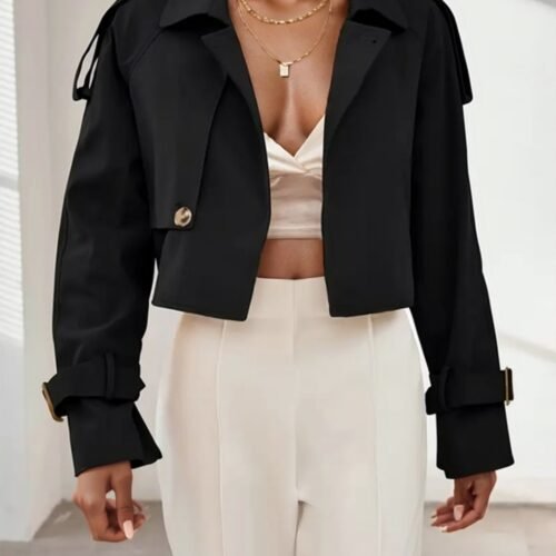 Women's solid Color Suede Jacket (2 colors)