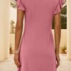 75776dd7-7134-4a71-88b1-9b27d9133a7d Women,s Beach V-neck Baggy Tank Dress