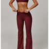 Women's Gold Ammonia Nude Feel Flared Leggings (4 Colors)