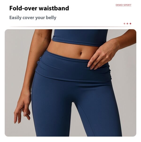 Women's Casual Folding High Waist Yoga Pants (7 Colors)