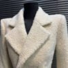 Women's Solid Color Wool Coat