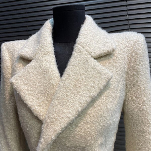 Women's Solid Color Wool Coat