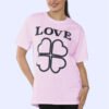 Ladies Love Printed Short Sleeve T-Shirt Top