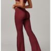 Women's Gold Ammonia Nude Feel Flared Leggings (4 Colors)