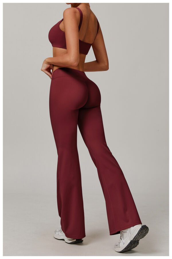 Women's Gold Ammonia Nude Feel Flared Leggings (4 Colors)