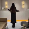Women's Ponte de Roma Coat with Fur Collar