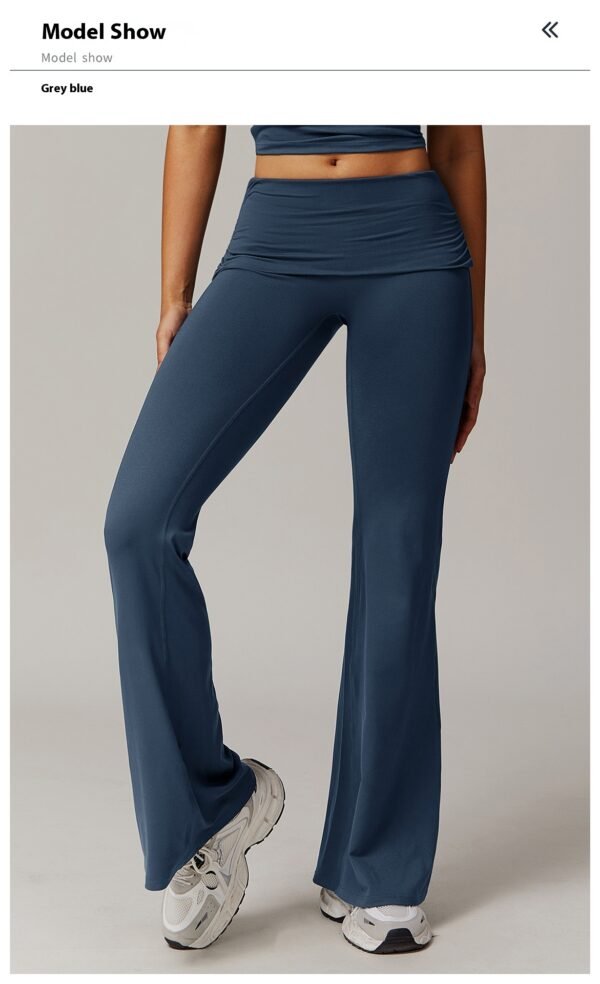 Women's Fold High Waist Bell-Bottom Pants (5 Colors)