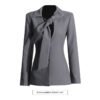 Women's Lace-Up Polyester Blazer