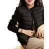 Ladies Warm Jacket with Knit Sleeves