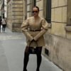 Women's Crew Neck Blazer Dress