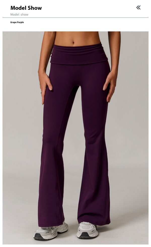 Women's Casual Folding High Waist Yoga Pants (7 Colors)