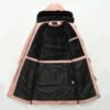 women's removable fur hood puffer coat