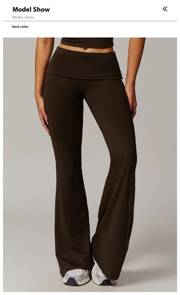 Women's Fold High Waist Bell-Bottom Pants (5 Colors)