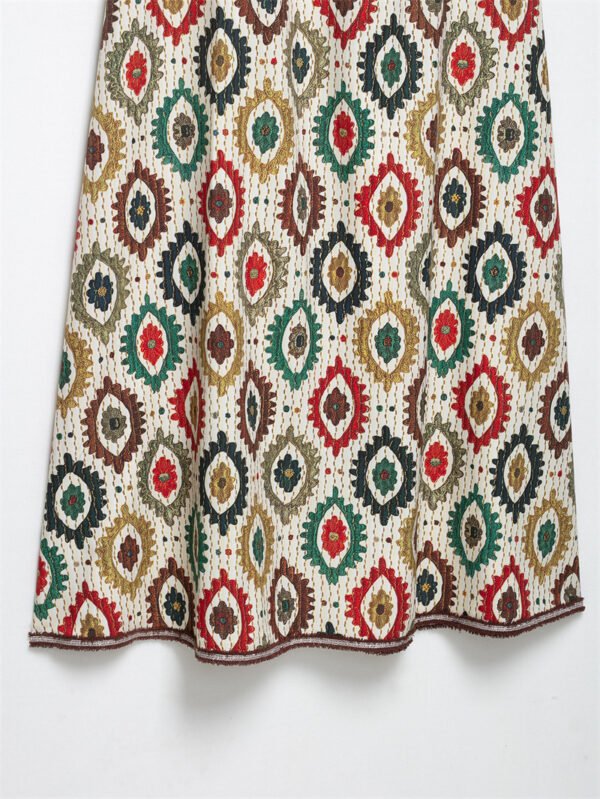 8fc23aa2-e4b8-4d7b-8941-d1ea2e247ab5 Women,s Elegance Retro  Printed Dress