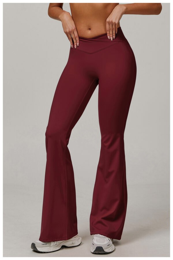 Women's Gold Ammonia Nude Feel Flared Leggings (4 Colors)