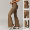 Women's Fold High Waist Bell-Bottom Pants (5 Colors)