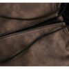 Teenagers Loose Fit Hooded PU Leather Cardigan Jacket