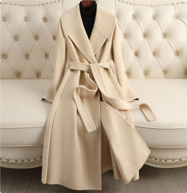 women's wool temperament coat