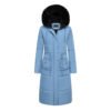 women's removable fur hood puffer coat
