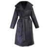 Women's Padded Ruff Collar Coat