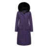 women's removable fur hood puffer coat