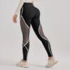 Women's High Waist Chemical Fiber Blend Yoga Running Leggings