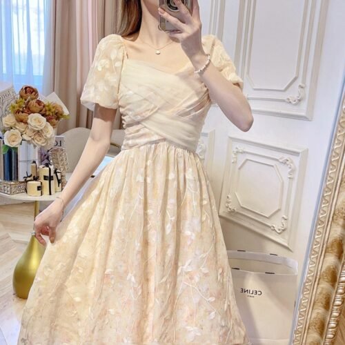 Romantic Aura High Sense Special-interest Design Scheming First Love Fairy Dress