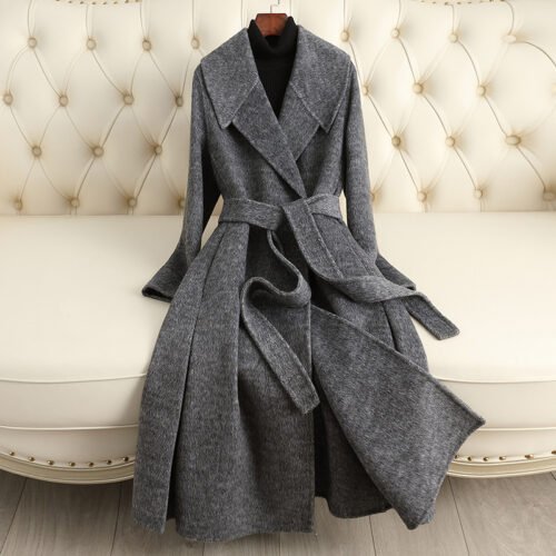 women's wool temperament coat